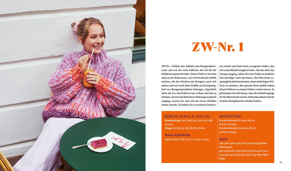 Weitere Ansicht: Restgarn-Remix - Kleidung stricken aus Wollresten | Erica Berntsen