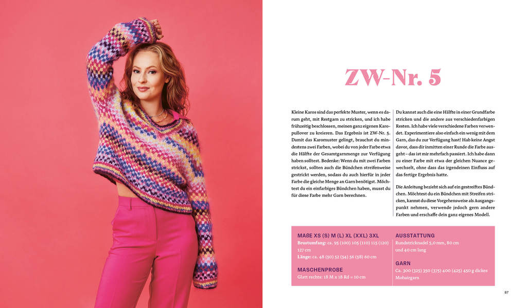 Weitere Ansicht: Restgarn-Remix - Kleidung stricken aus Wollresten | Erica Berntsen