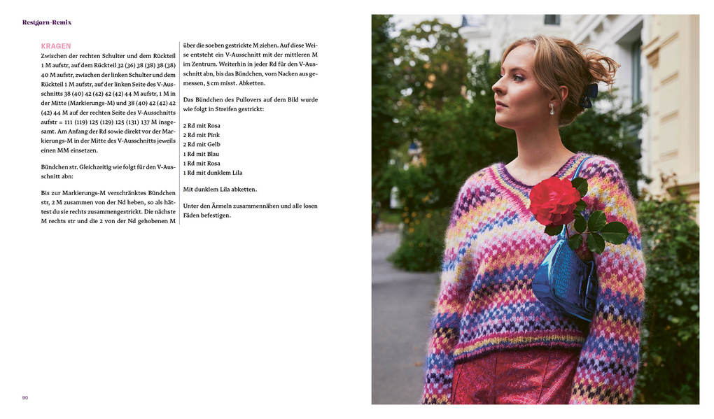 Weitere Ansicht: Restgarn-Remix - Kleidung stricken aus Wollresten | Erica Berntsen