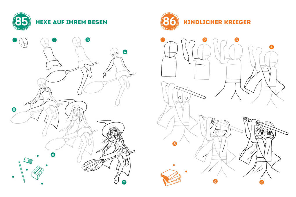 Weitere Ansicht: 300 Motive zeichnen - Manga | Lise Herzog