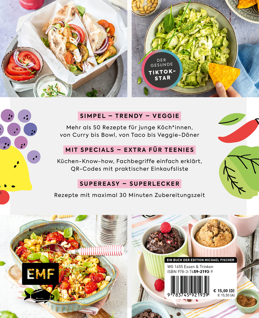 Weitere Ansicht: Veggie kitchen - Das Kochbuch für Teenager | Betina Wech-Niemetz
