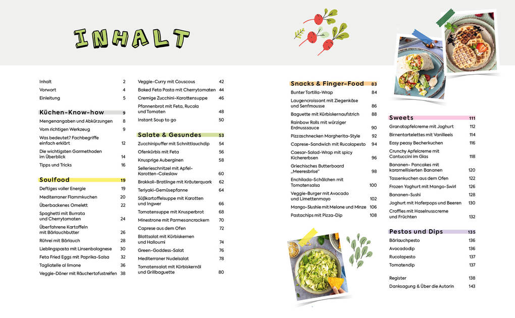 Weitere Ansicht: Veggie kitchen - Das Kochbuch für Teenager | Betina Wech-Niemetz