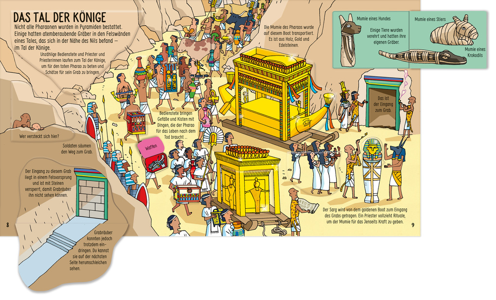 Weitere Ansicht: Aufklappen und Entdecken: Mumien und Pyramiden im alten Ägypten