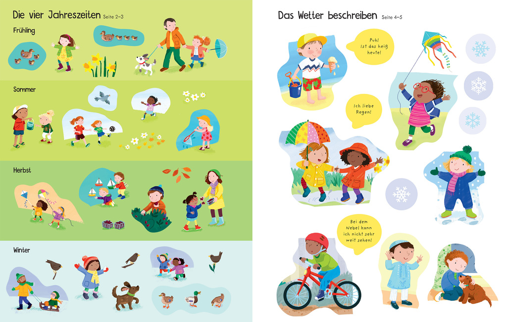 Weitere Ansicht: Mein erstes Stickerbuch: Das Wetter rund ums Jahr