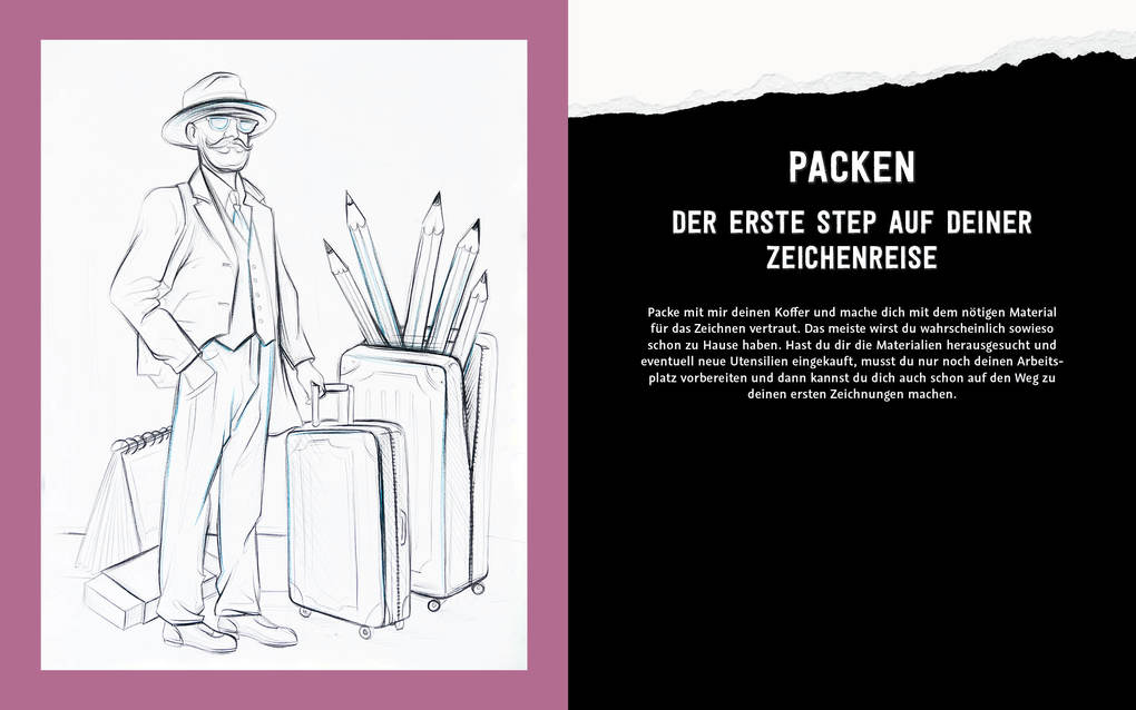 Weitere Ansicht: Zeichenreise - Motive vom Urknall bis heute | Kristina Konradi