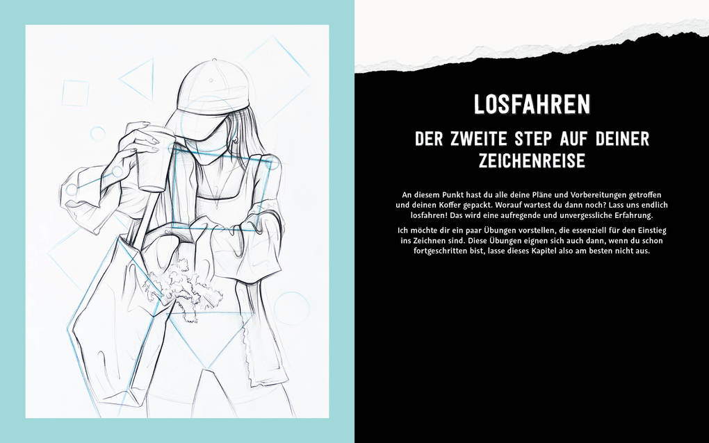 Weitere Ansicht: Zeichenreise - Motive vom Urknall bis heute | Kristina Konradi