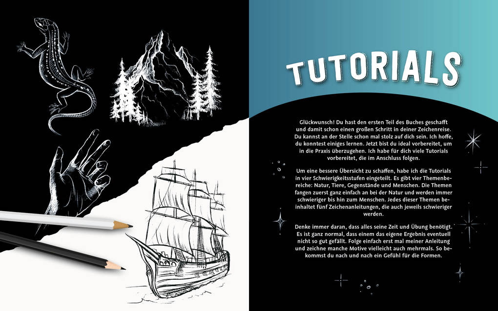 Weitere Ansicht: Zeichenreise - Motive vom Urknall bis heute | Kristina Konradi