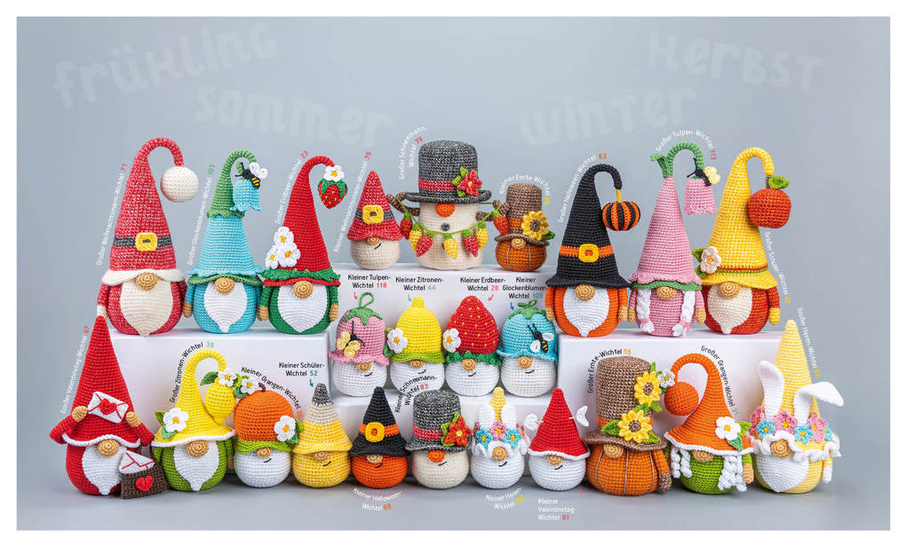 Weitere Ansicht: Die Wichtel sind los! - Amigurumis häkeln | Mufficorn