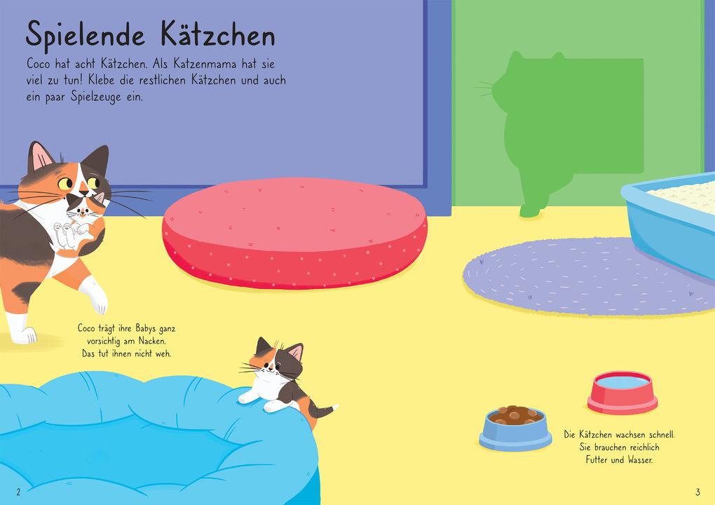 Weitere Ansicht: Mein Immer-wieder-Stickerbuch: Meine liebsten Katzen