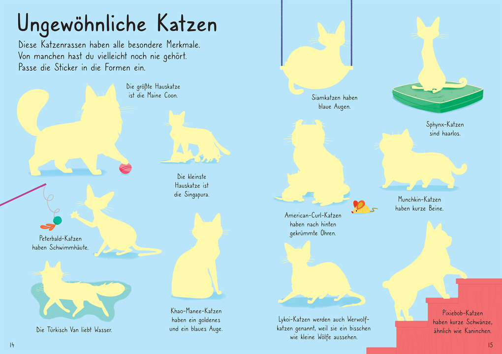 Weitere Ansicht: Mein Immer-wieder-Stickerbuch: Meine liebsten Katzen