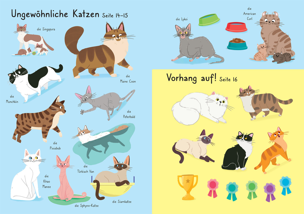 Weitere Ansicht: Mein Immer-wieder-Stickerbuch: Meine liebsten Katzen