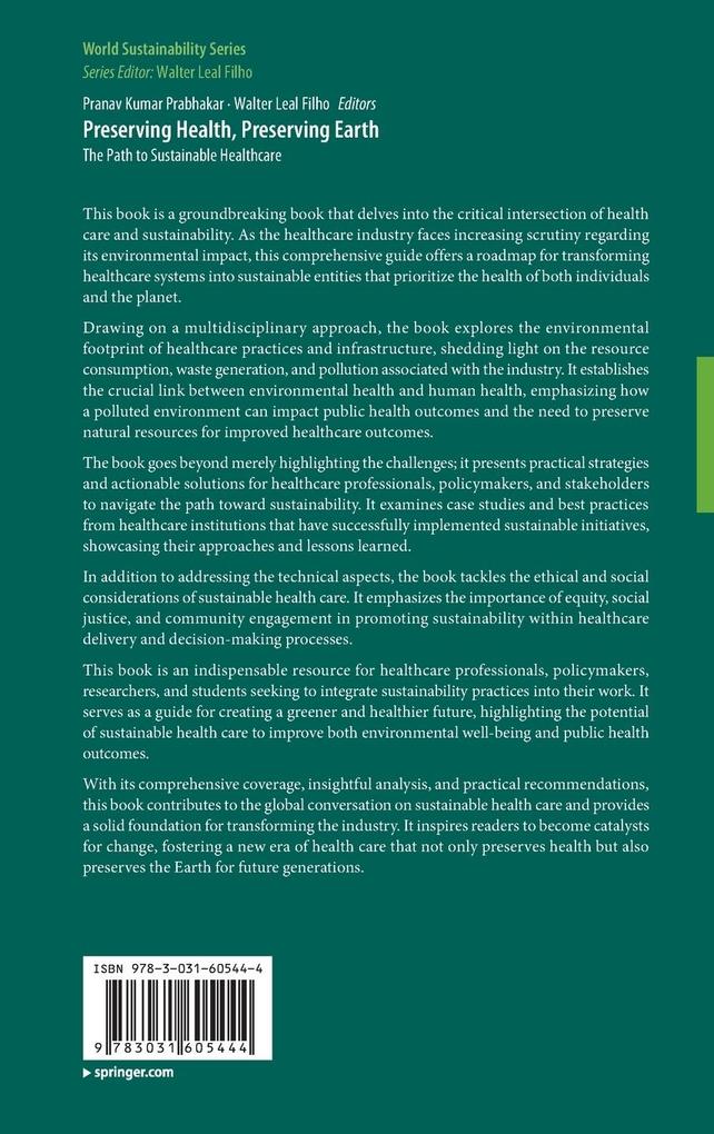 Weitere Ansicht: Preserving Health, Preserving Earth