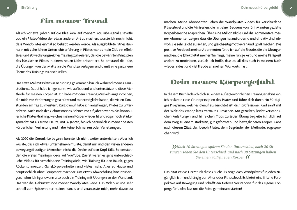 Weitere Ansicht: Fit mit Wandpilates | Lisa Schweikhardt