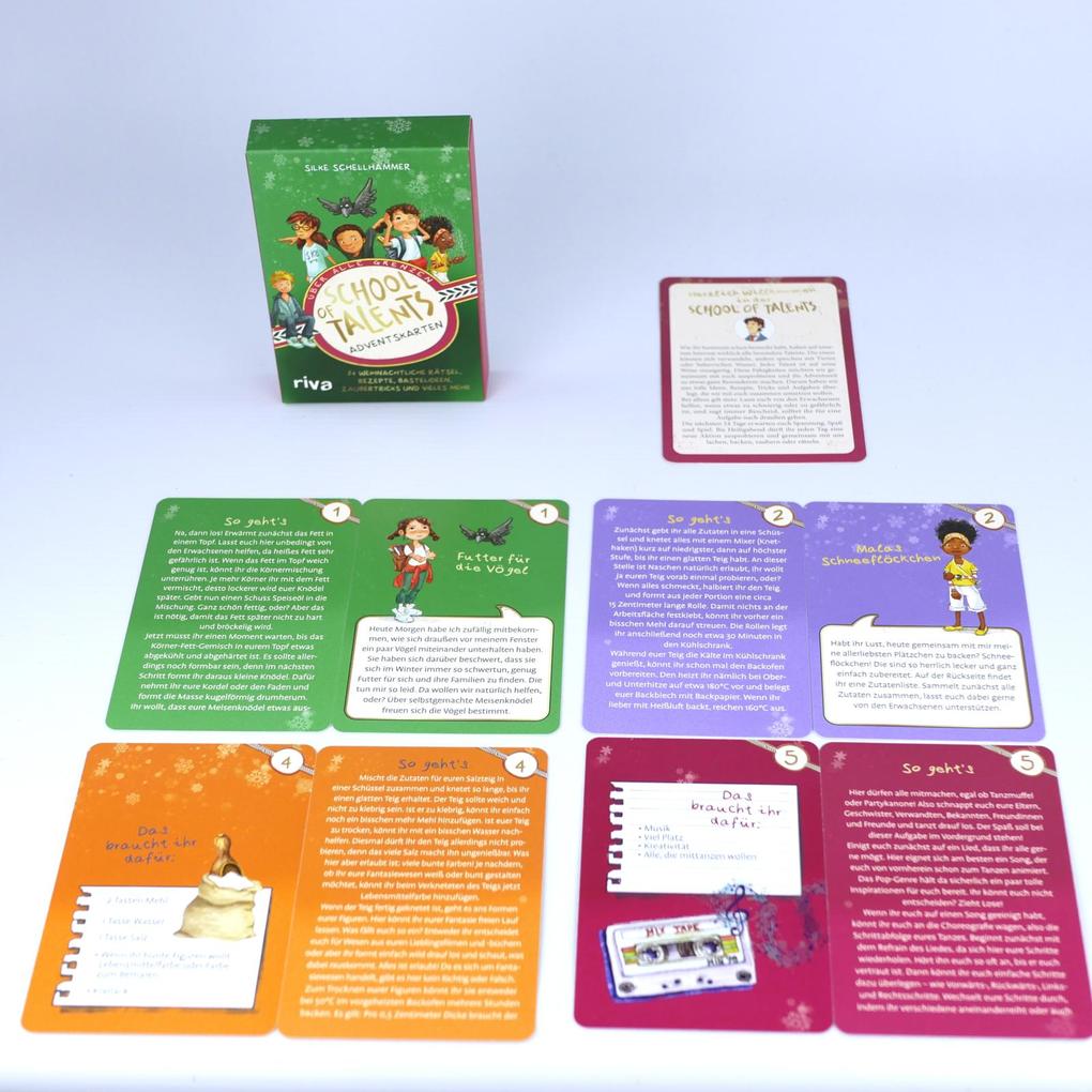 Weitere Ansicht: School of Talents - Adventskarten | Silke Schellhammer