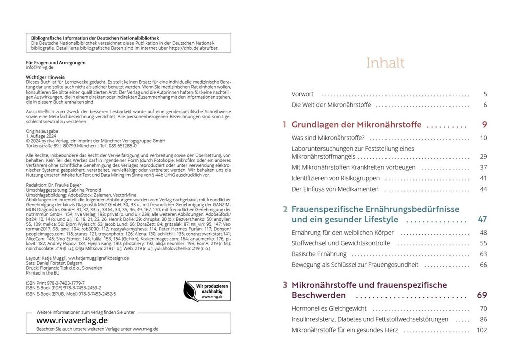 Weitere Ansicht: Nährstoff-Guide für Frauen | Elke Mantwill, Alicia Mantwill