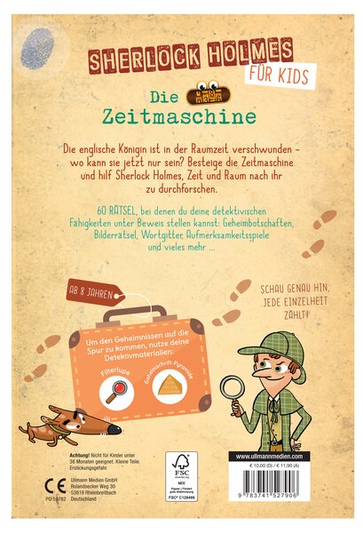 Weitere Ansicht: Sherlock Holmes für Kids - Die Zeitmaschine | Sandra Lebrun