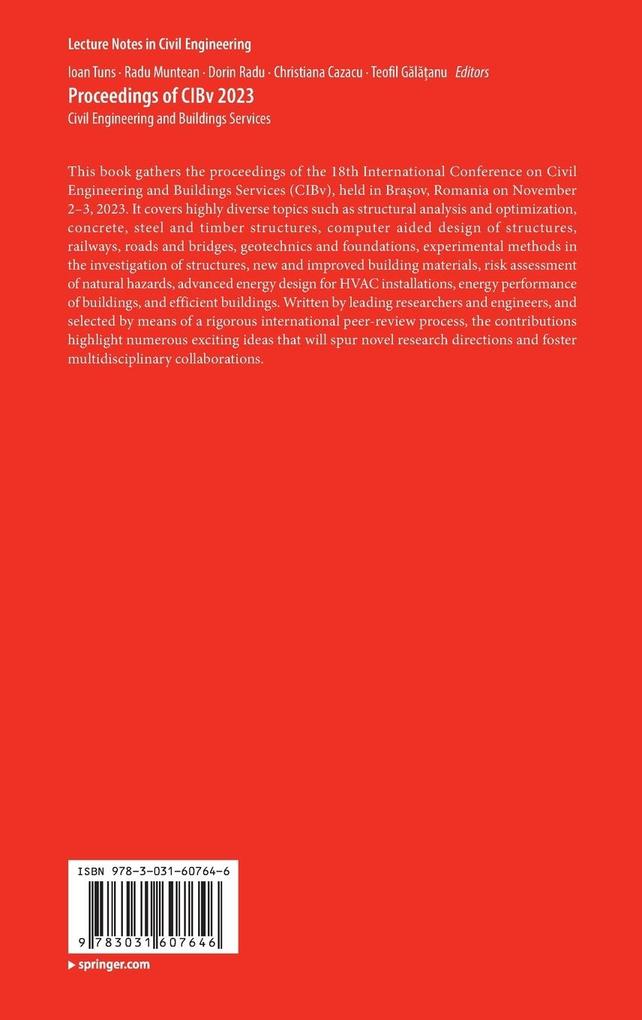 Weitere Ansicht: Proceedings of CIBv 2023