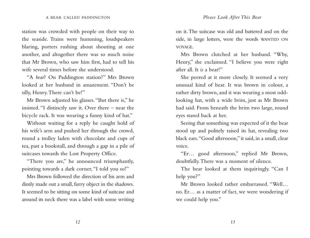 Weitere Ansicht: BEAR CALLED PADDINGTON & PB | Michael Bond