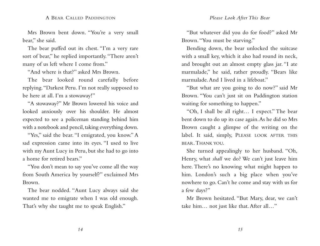 Weitere Ansicht: BEAR CALLED PADDINGTON & PB | Michael Bond