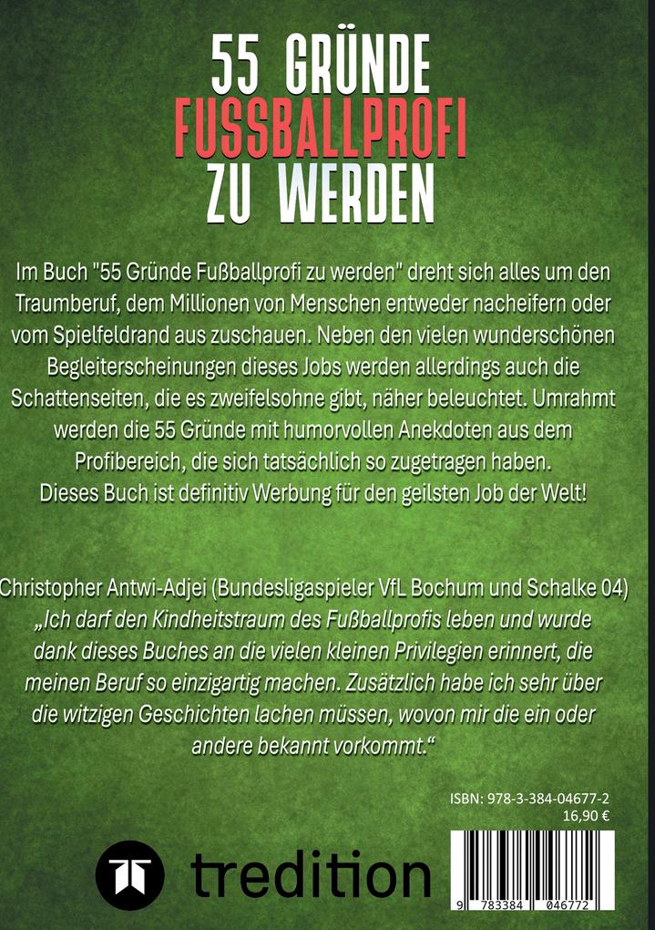 Weitere Ansicht: 55 Gründe Fußballprofi zu werden | Felix Herzenbruch