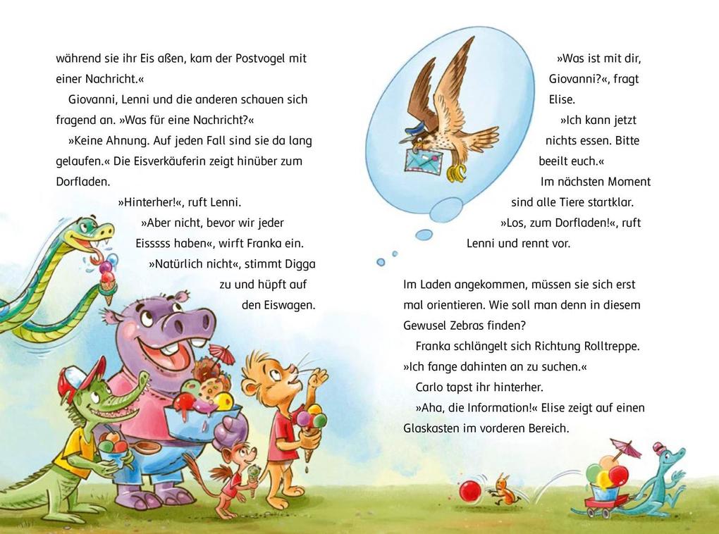 Weitere Ansicht: Olympiade der Tiere - Gut gekickt, Löwe! | Tina Schilp