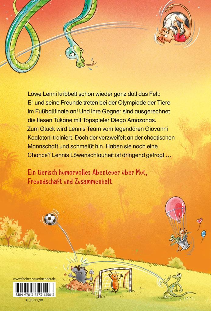 Weitere Ansicht: Olympiade der Tiere - Gut gekickt, Löwe! | Tina Schilp