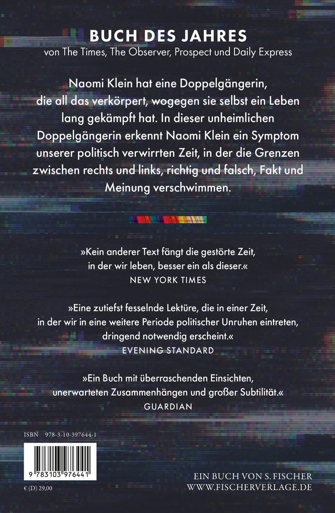 Weitere Ansicht: Doppelgänger - Eine Analyse unserer gestörten Gegenwart | Naomi Klein