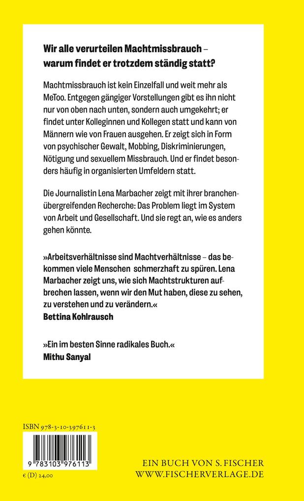 Weitere Ansicht: Arbeit Macht Missbrauch | Lena Marbacher