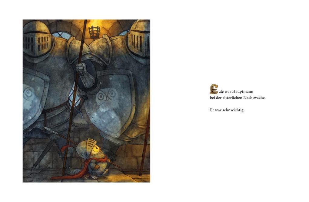 Weitere Ansicht: Die kleine Rittereule und der Frühe Vogel | Christopher Denise