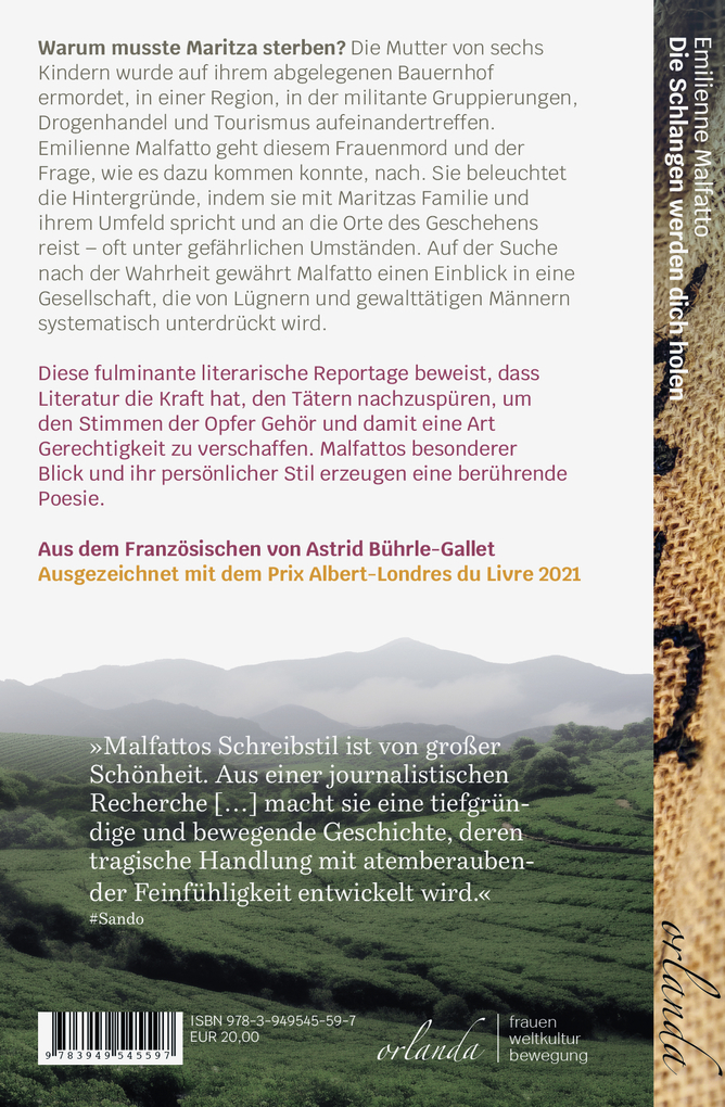 Weitere Ansicht: Die Schlangen werden dich holen | Emilienne Malfatto