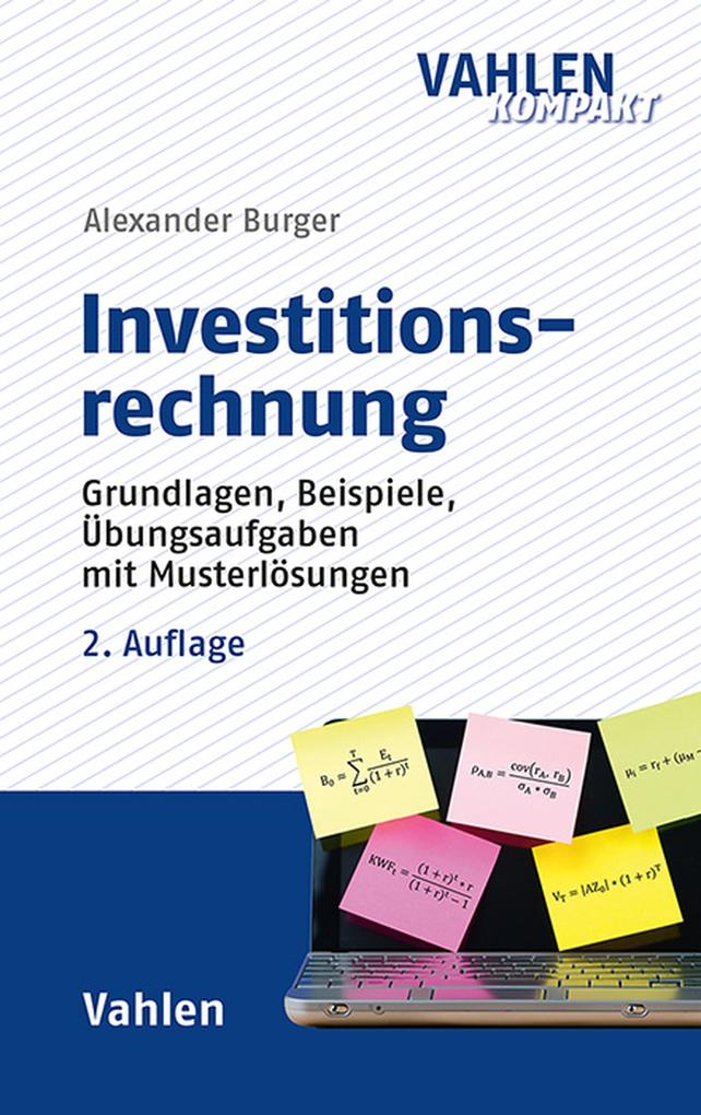 Produktbild: Investitionsrechnung | Alexander Burger