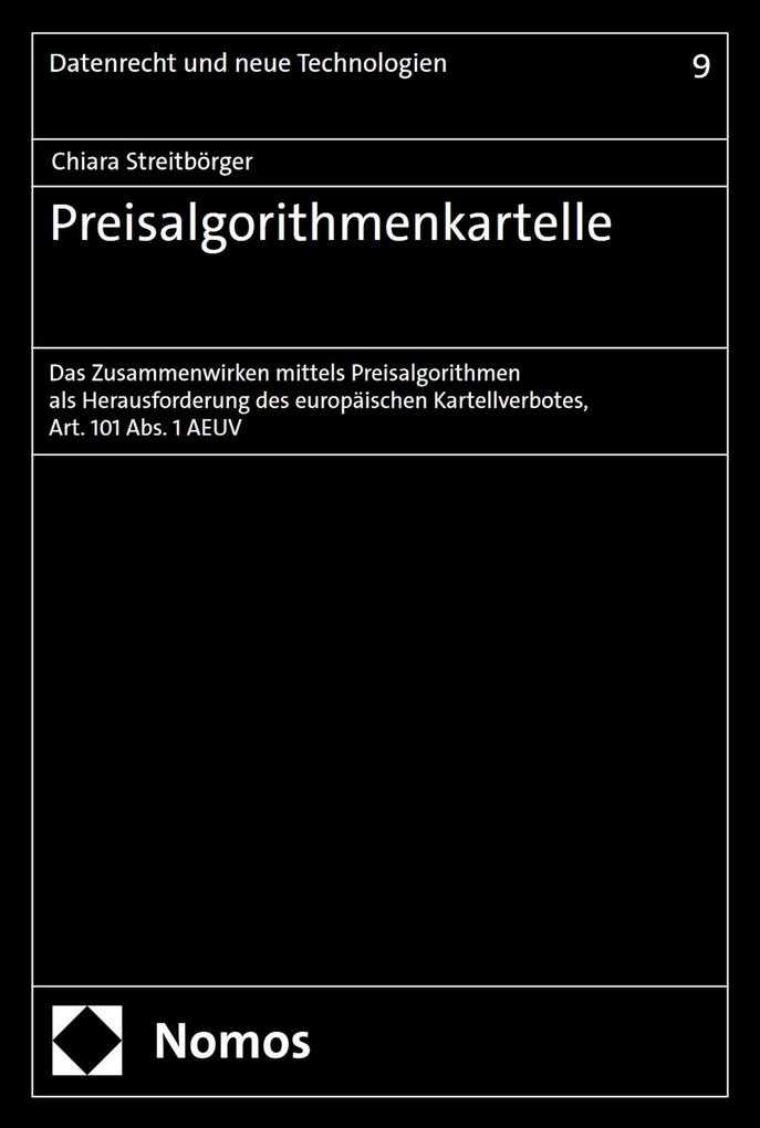 Produktbild: Preisalgorithmenkartelle | Chiara Streitbörger