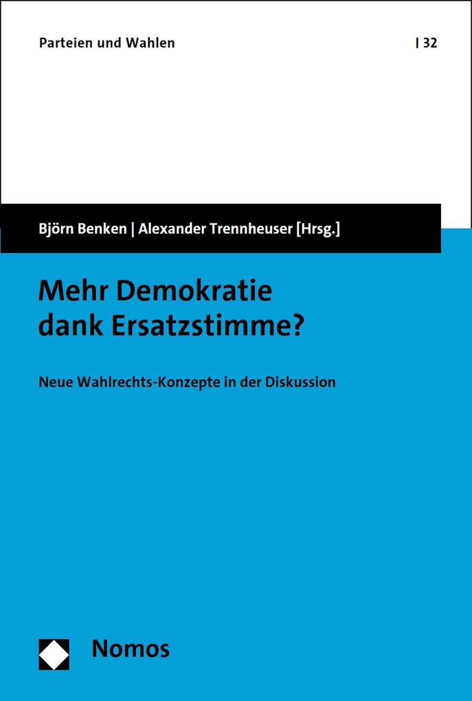 Produktbild: Mehr Demokratie dank Ersatzstimme?