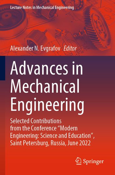 Produktbild: Advances in Mechanical Engineering