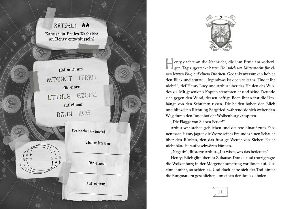 Weitere Ansicht: Die geheime Drachenschule: Löse das Rätsel des ewigen Feuers | Emily Skye