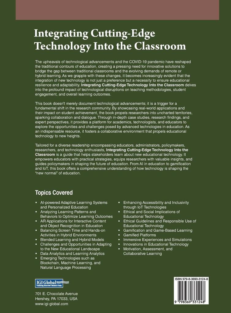 Weitere Ansicht: Integrating Cutting-Edge Technology Into the Classroom