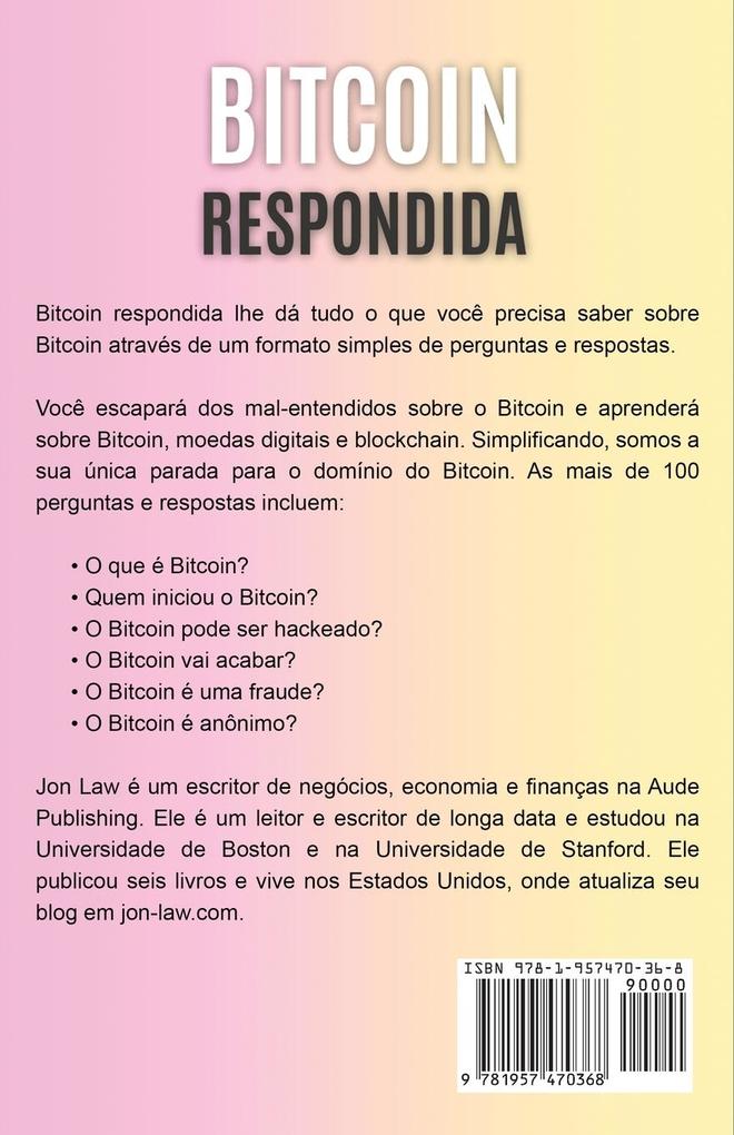 Weitere Ansicht: Bitcoin Respondida | Jon Law