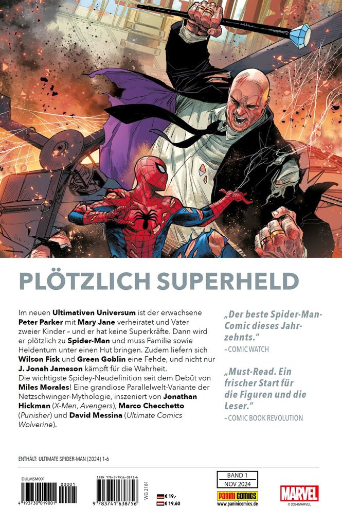 Weitere Ansicht: Ultimate Spider-Man | Jonathan Hickman, Marco Checchetto, David Messina