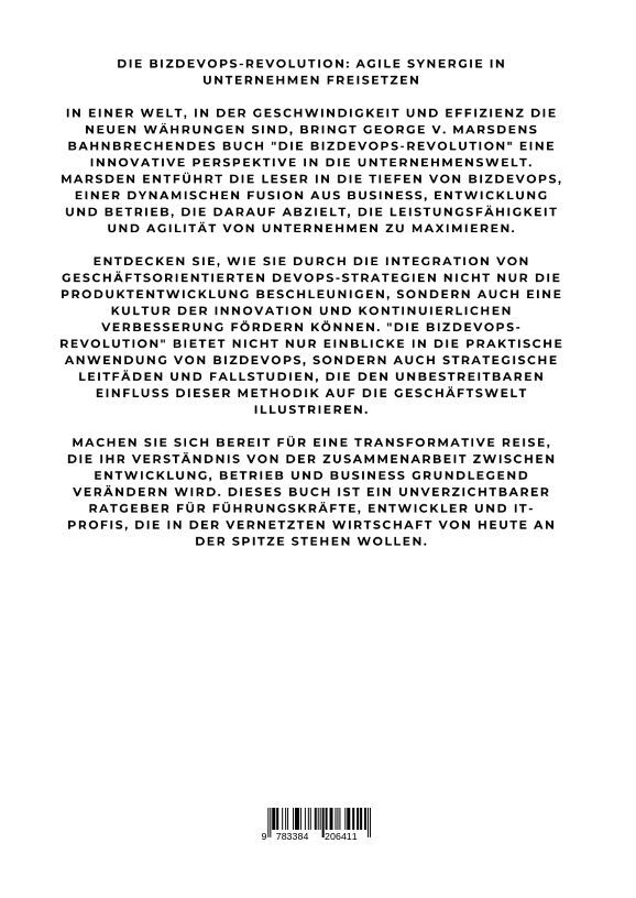 Weitere Ansicht: Die BizDevOps-Revolution | George V. Marsden