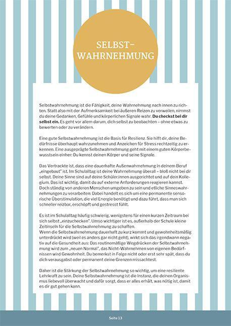 Weitere Ansicht: Resilienz - dein Weg zur gelassenen Lehrkraft | Bianca Kaminsky