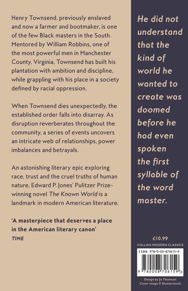 Weitere Ansicht: The Known World | Edward P. Jones