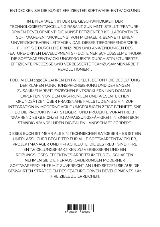 Weitere Ansicht: FDD - Feature-Driven Development | Michael R. Bennett