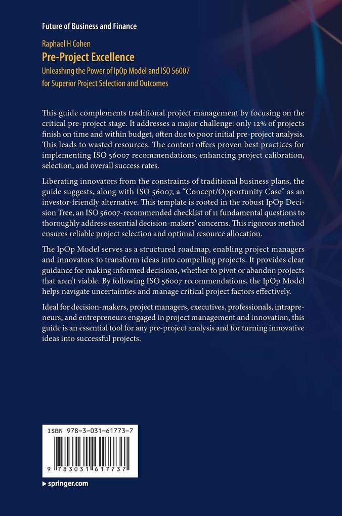 Weitere Ansicht: Pre-Project Excellence | Raphael H Cohen