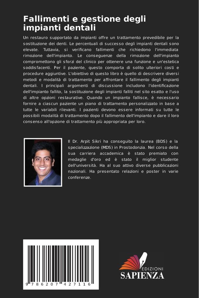 Weitere Ansicht: Fallimenti e gestione degli impianti dentali | Arpit Sikri