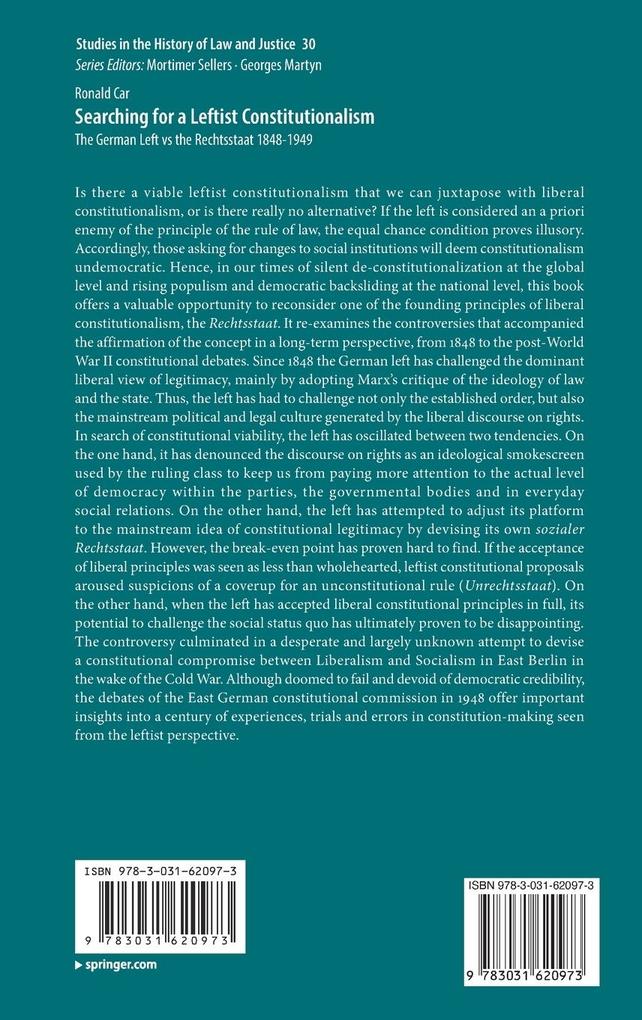 Weitere Ansicht: Searching for a Leftist Constitutionalism | Ronald Car