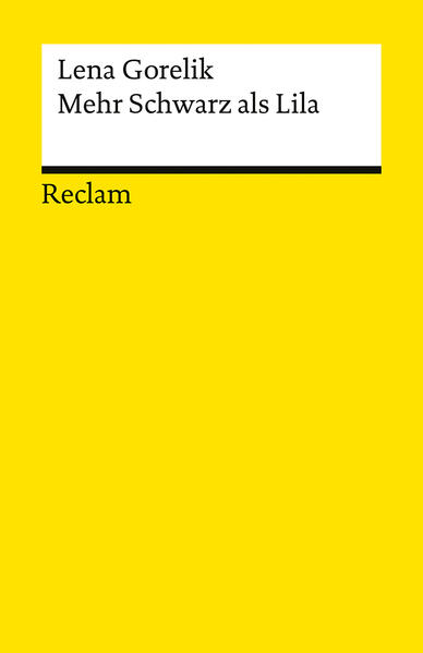 Produktbild: Mehr Schwarz als Lila. Roman | Lena Gorelik