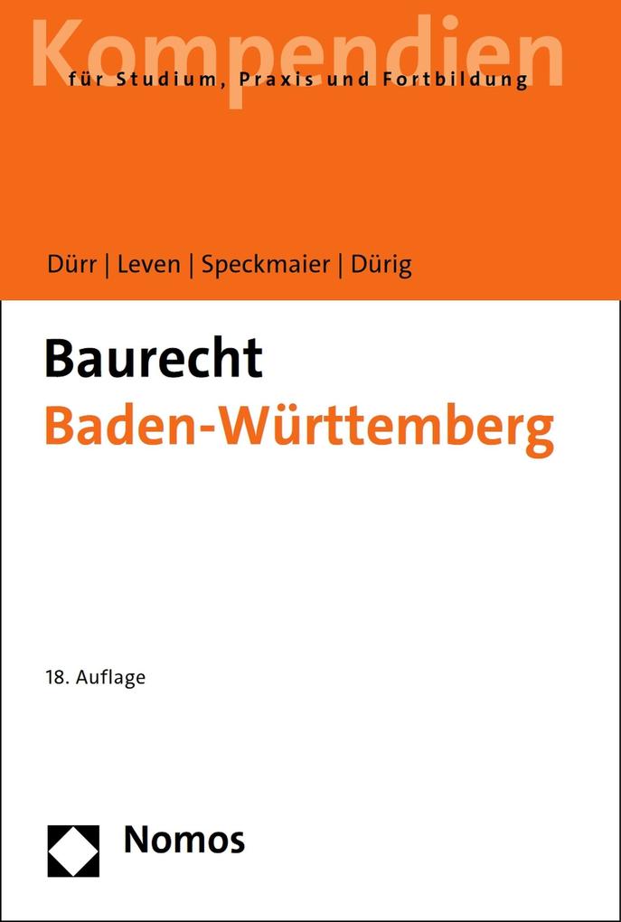 Produktbild: Baurecht Baden-Württemberg | Hansjochen Dürr, Dagmar Leven, Sabine Speckmaier, Julia Dürig