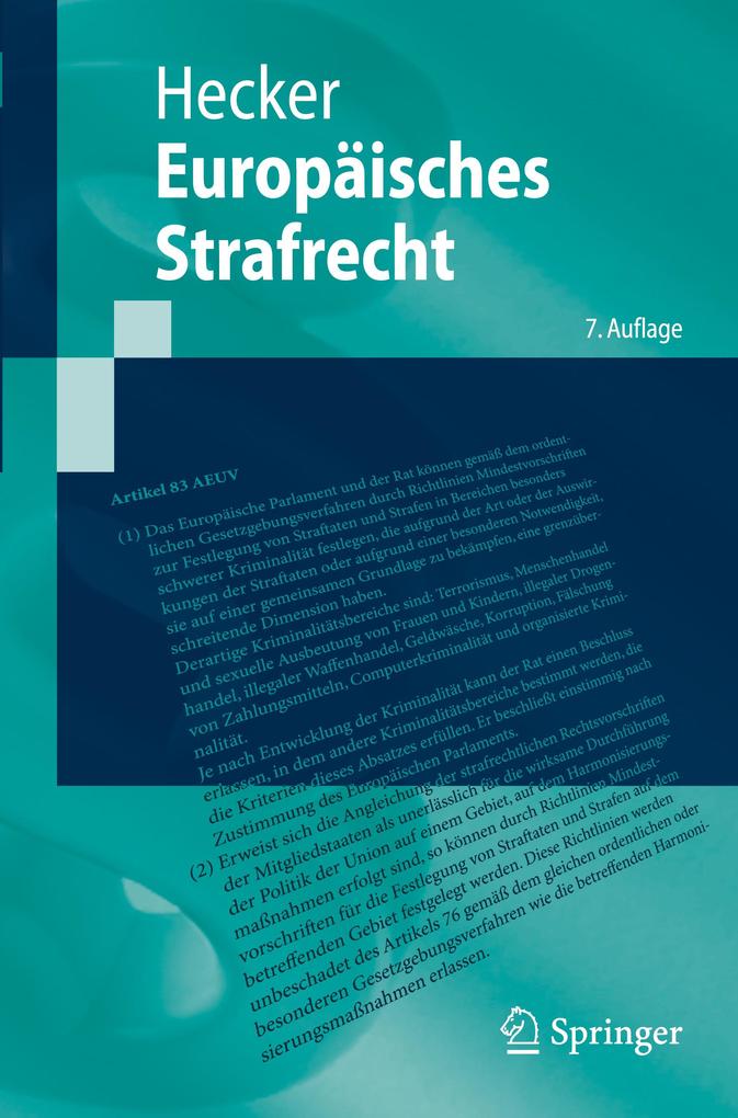 Produktbild: Europäisches Strafrecht | Bernd Hecker