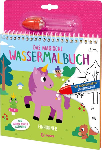 Produktbild: Das magische Wassermalbuch - Einhörner