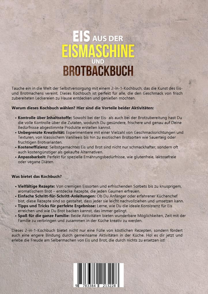 Weitere Ansicht: Eis aus der Eismaschine und Brotbackbuch | Sarah Müller